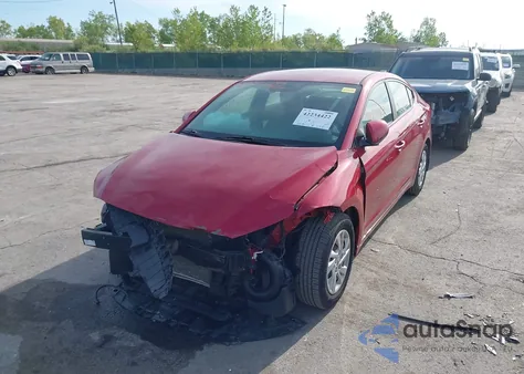 2018 Hyundai Elantra Se from USA, damaged, VIN 5NPD74LF2JH353610